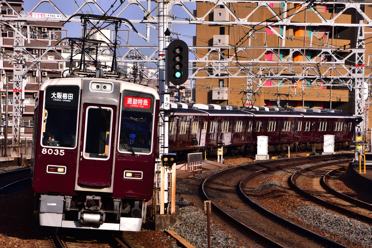 阪急電鉄 西宮車庫 8000系 8035F