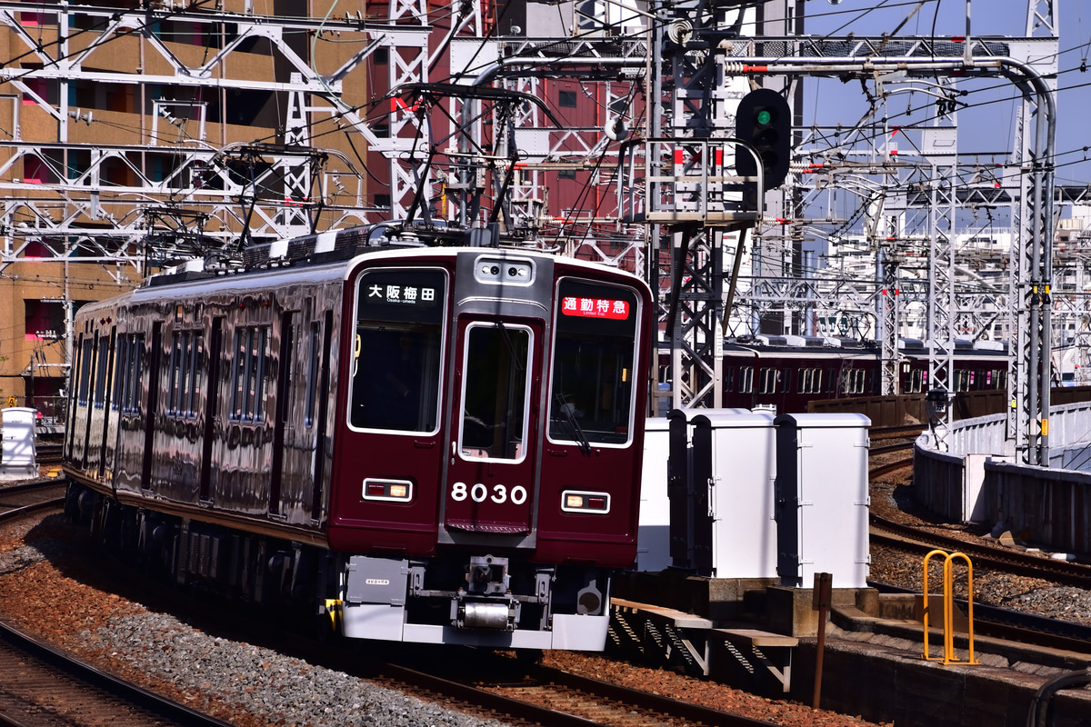阪急電鉄 平井車庫 8000系 8030F