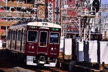 阪急電鉄 平井車庫 7000系 7011F