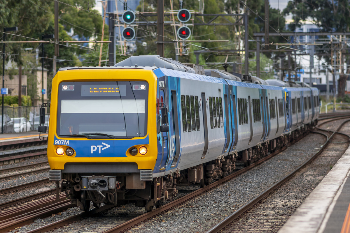 Metro Train Melbourne Metro Train Melbourne Alstom X&#039;Trapolis 100 907M