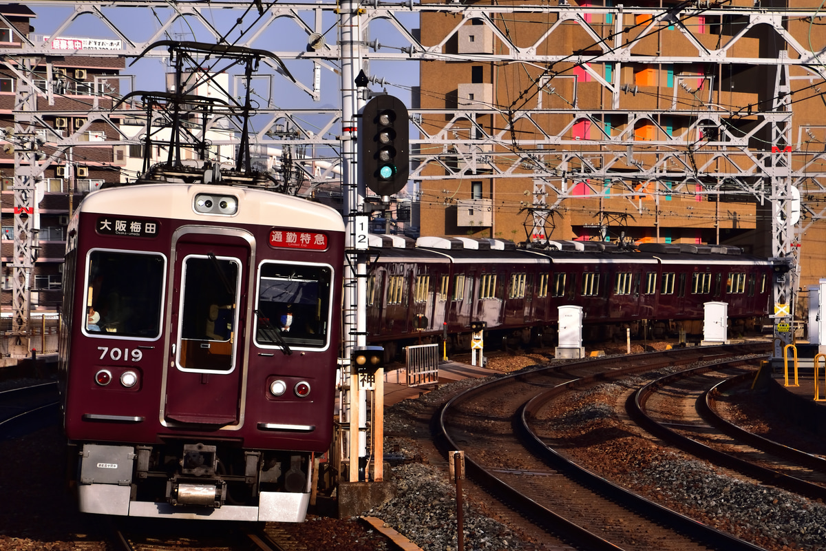 阪急電鉄 西宮車庫 7000系 7019F