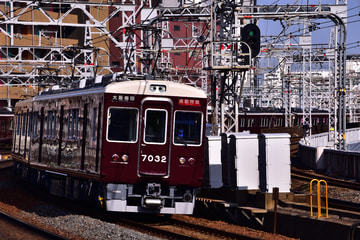 阪急電鉄 平井車庫 7000系 7032F