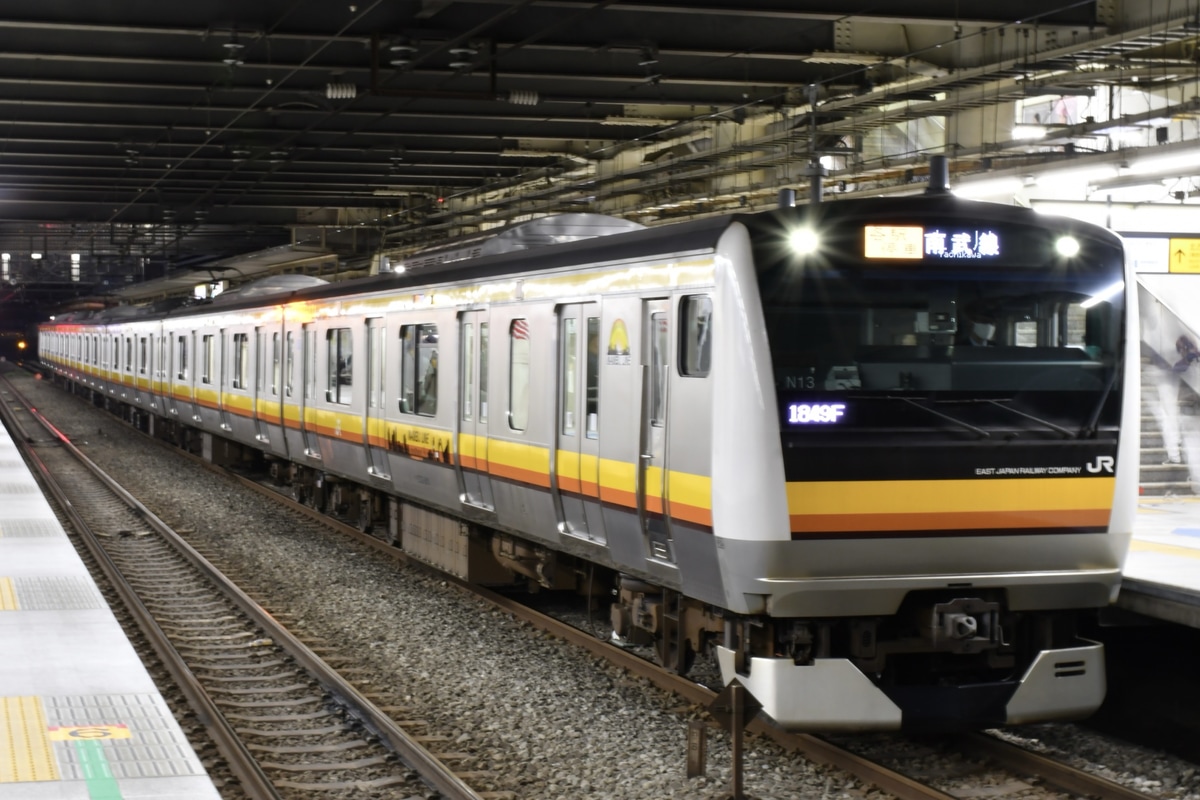JR東日本 中原電車区 E233系8000番台 ナハN13