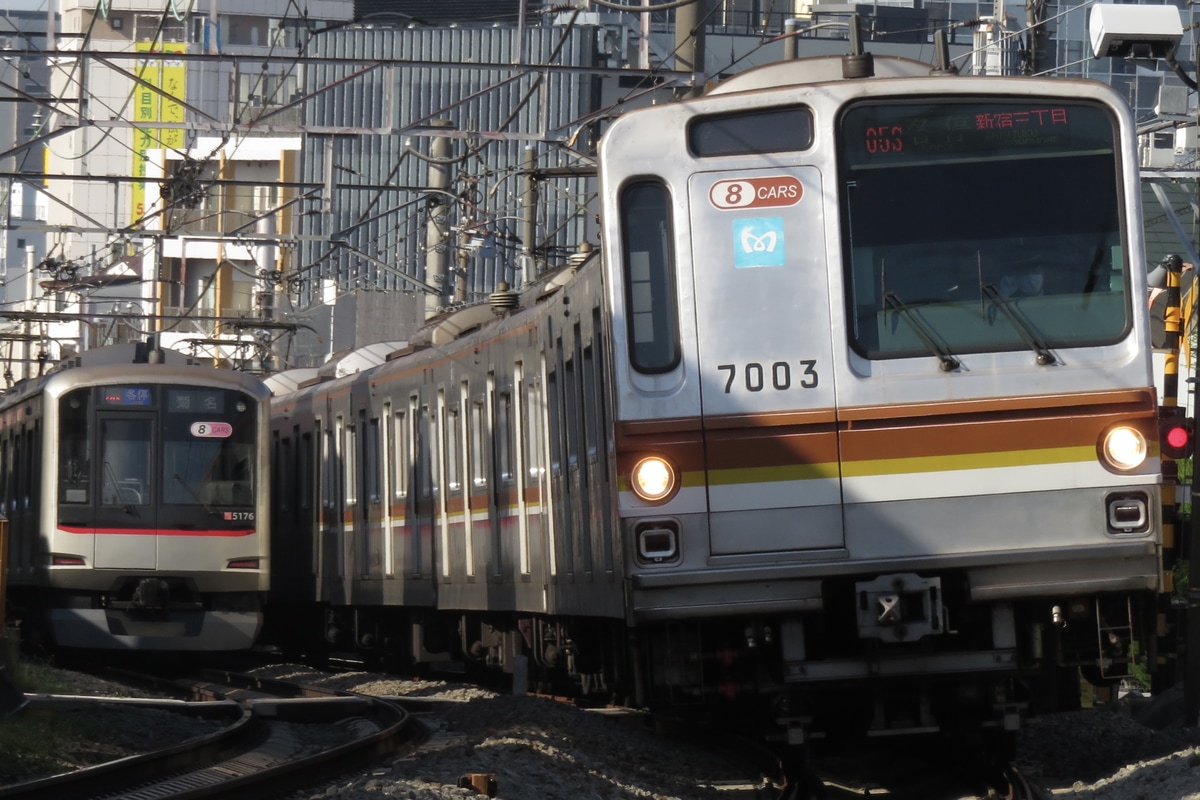 東京メトロ 和光検車区 7000系 