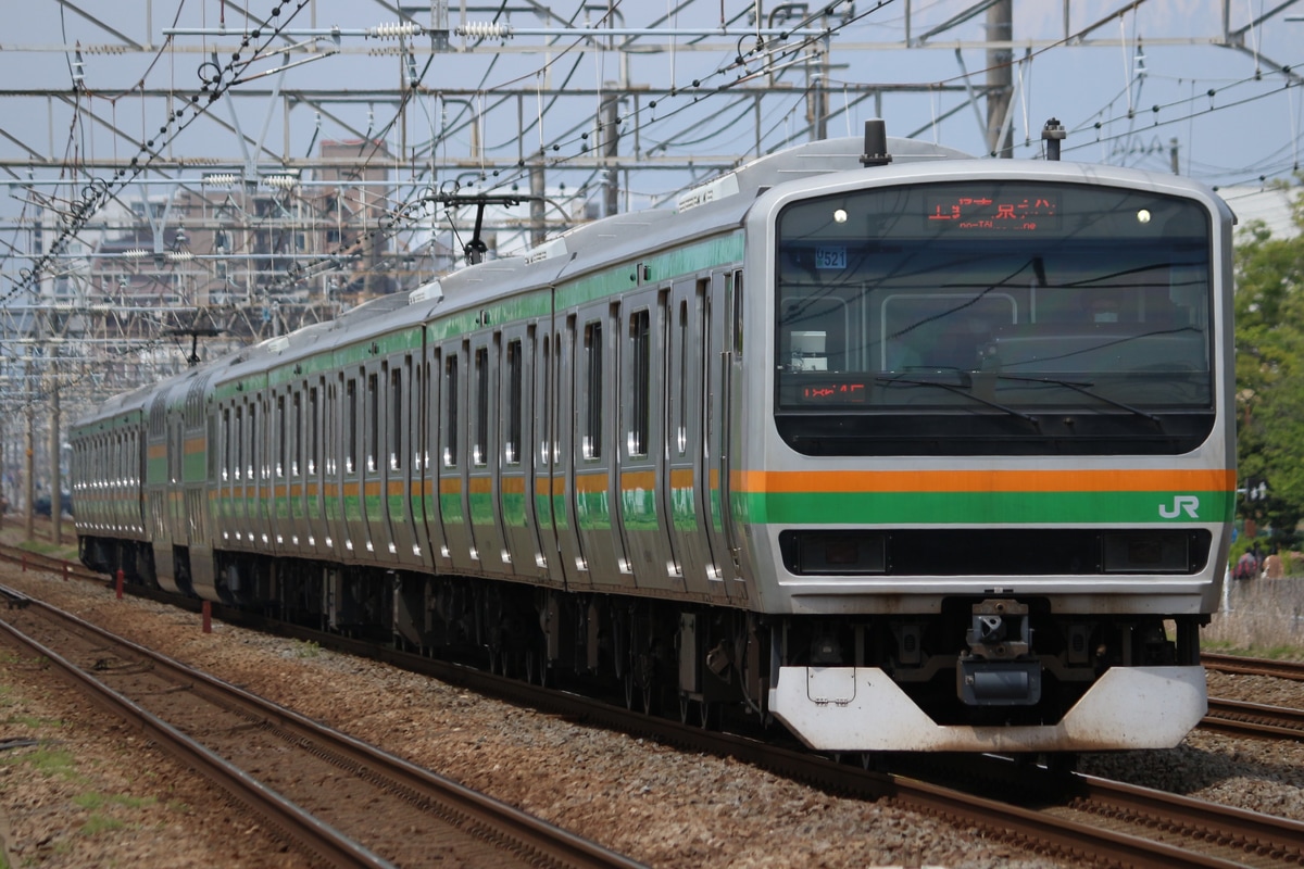 JR東日本 小山車両センター E231系 U521