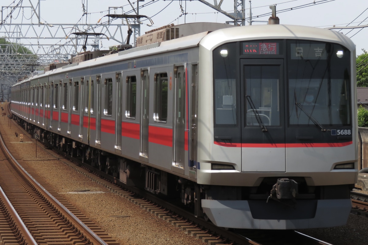 東急電鉄 元住吉検車区 5080系 5188F