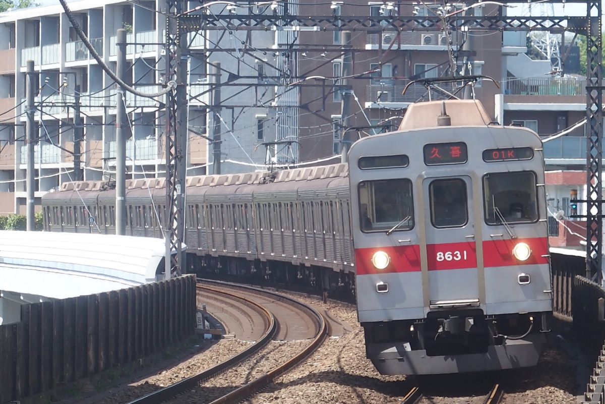 東急電鉄 長津田検車区 8500系 8631F