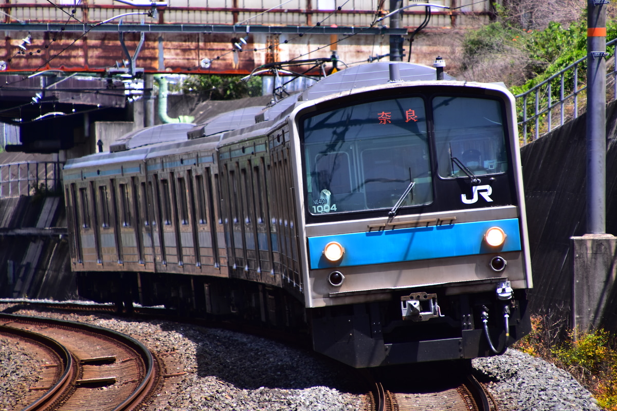 JR西日本 吹田総合車両所奈良支所 205系 NE408編成