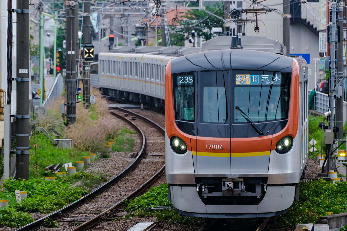 東京メトロ 和光検車区 17000系 17104F