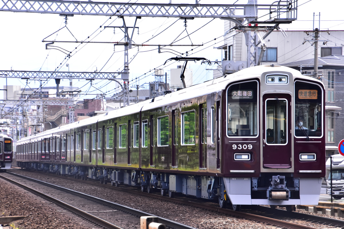 阪急電鉄 正雀車庫 9300系 9309F