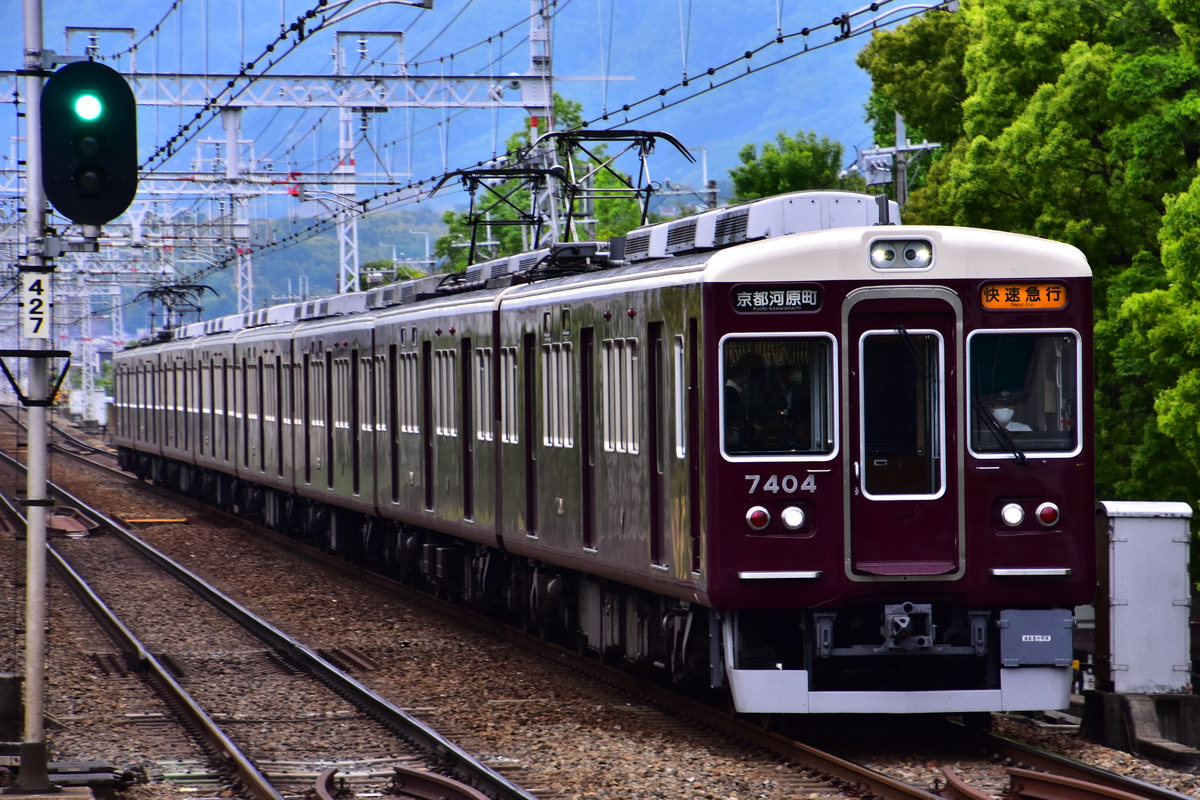 阪急電鉄 正雀車庫 7300系 7304F