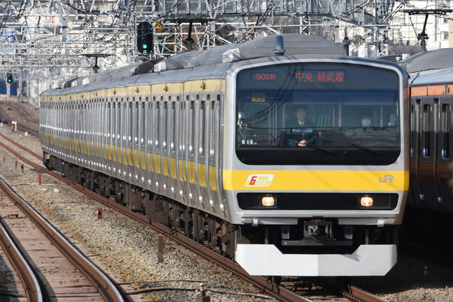 E231系ミツB15編成を西荻窪駅で撮影した写真