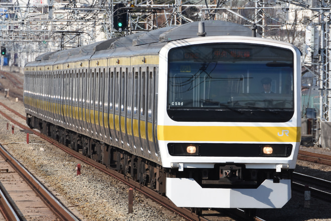 E231系ミツC504編成を西荻窪駅で撮影した写真