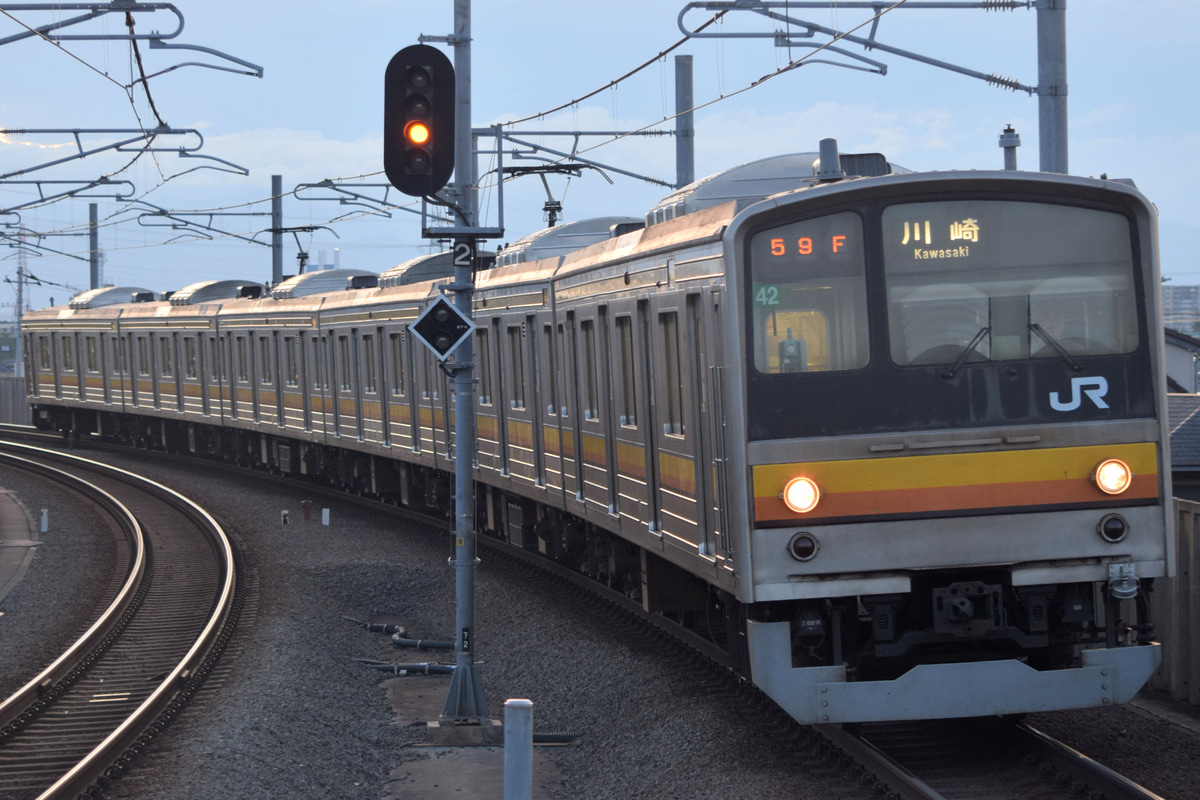 JR東日本 中原電車区 205系 ナハ49編成