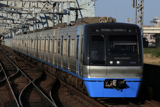 印旛車両基地9100形9108編成を八広駅で撮影した写真