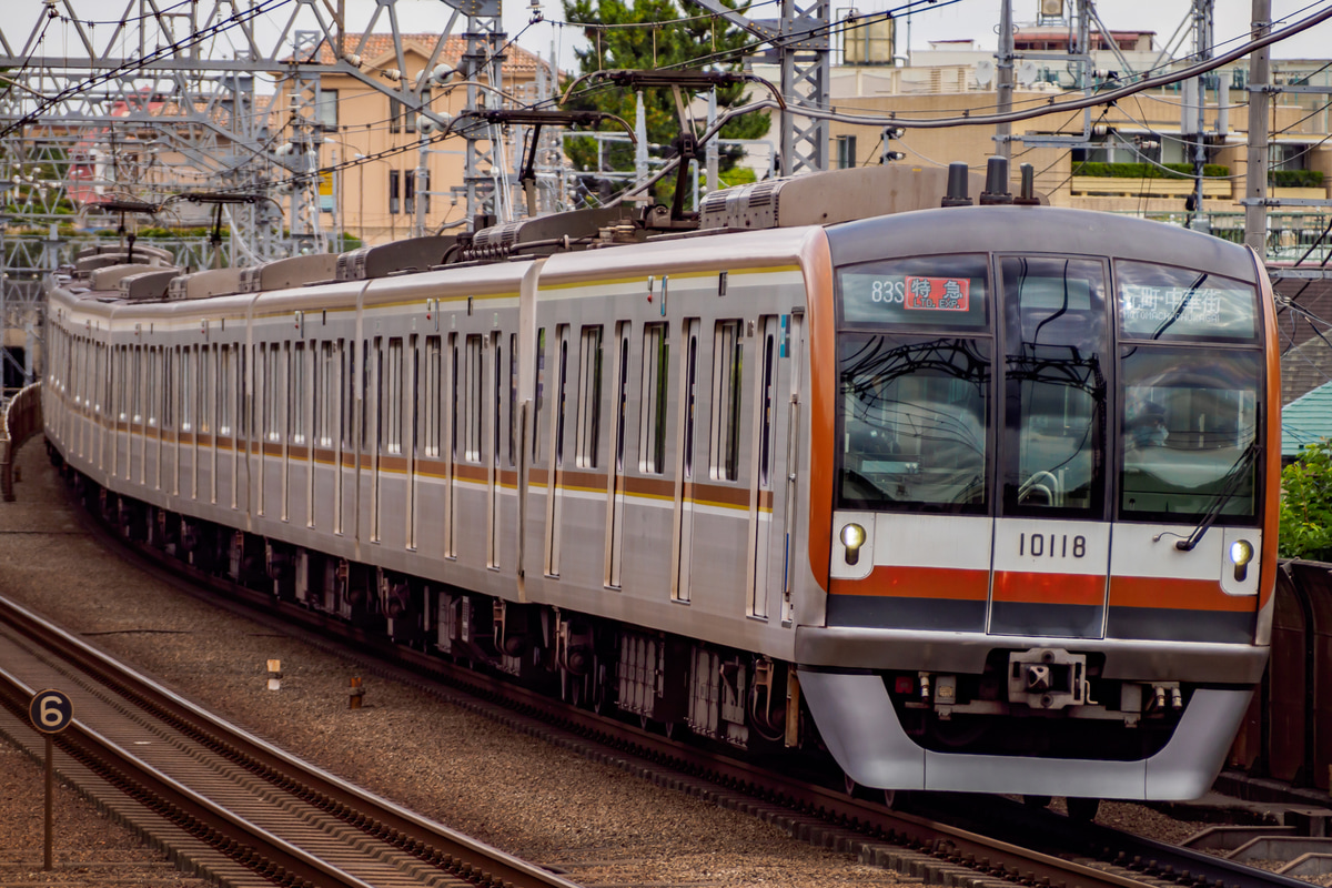 東京メトロ 和光検車区 10000系 10118F