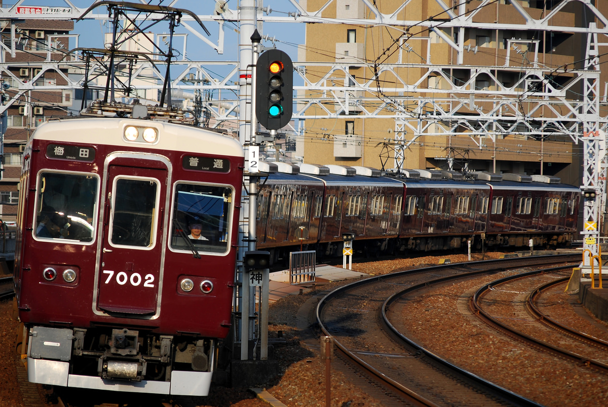 阪急電鉄 西宮車庫 7000系 7002F