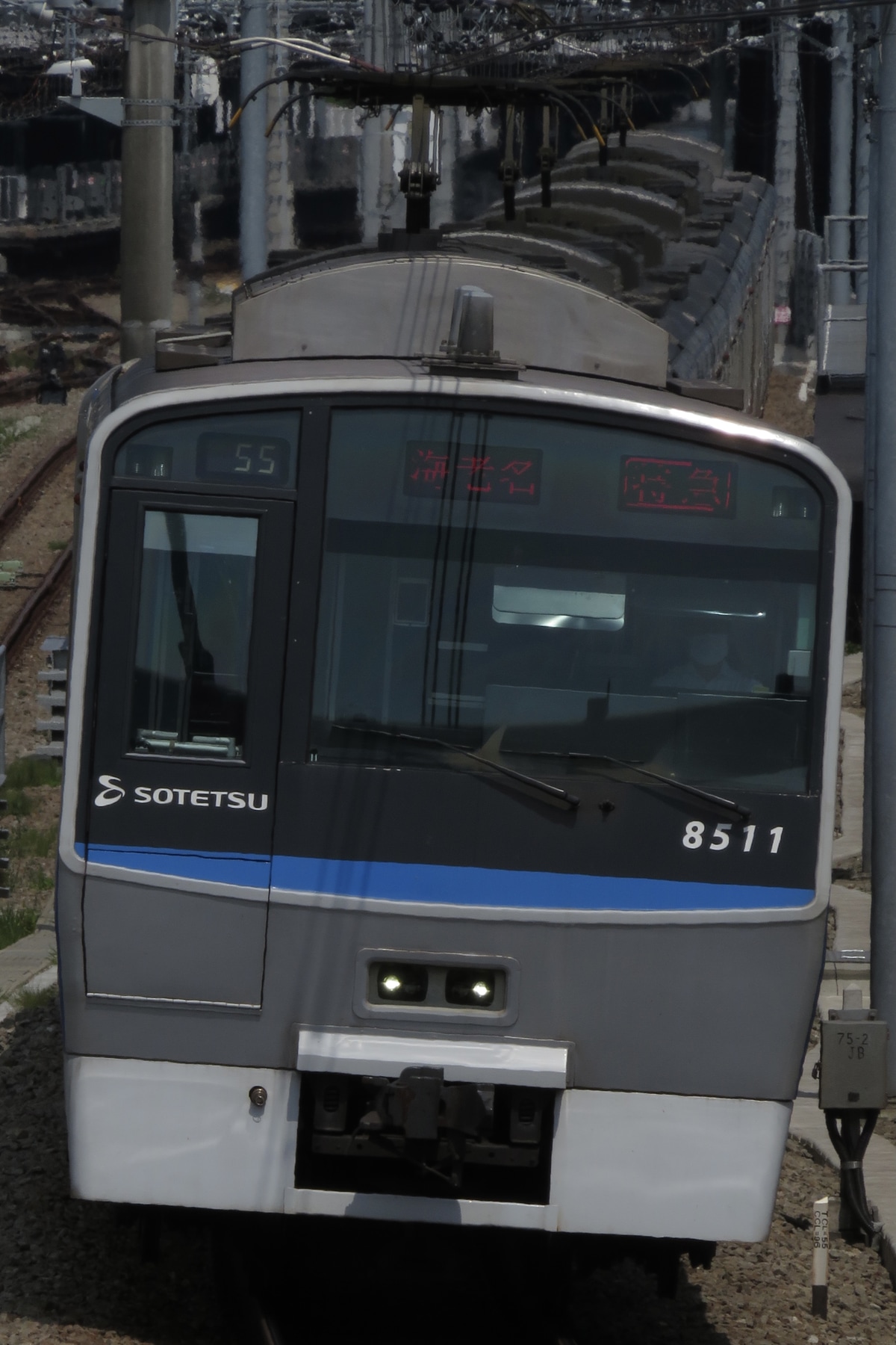 相模鉄道 かしわ台車両センター 8000系 8711×10