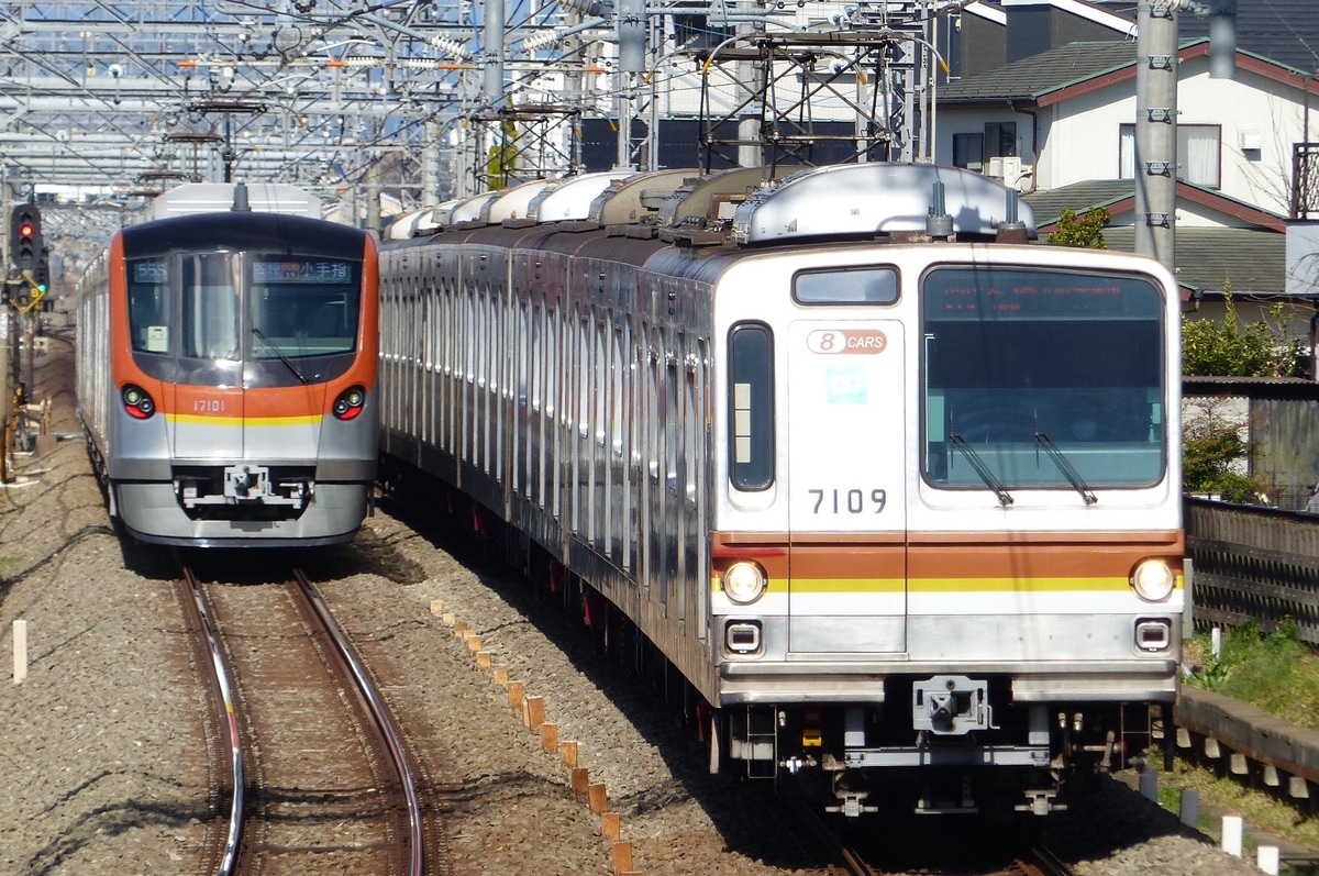 東京メトロ 和光検車区  系 7109F
