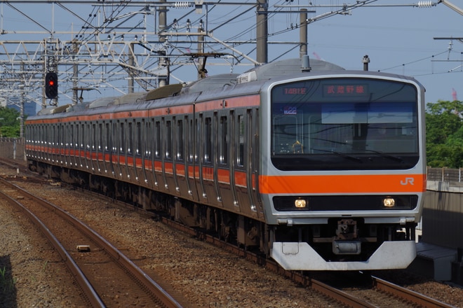 京葉車両センターE231系ケヨMU22編成を新浦安駅で撮影した写真