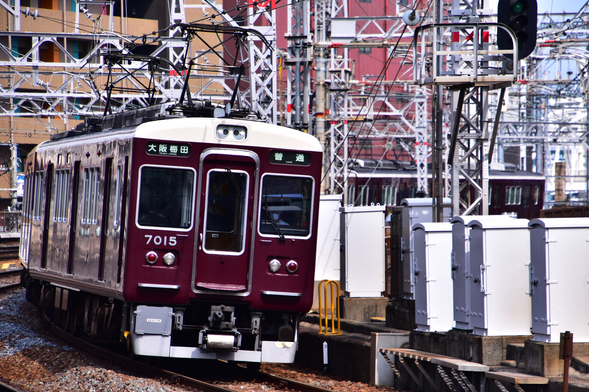 阪急電鉄 平井車庫 7000系 7015F