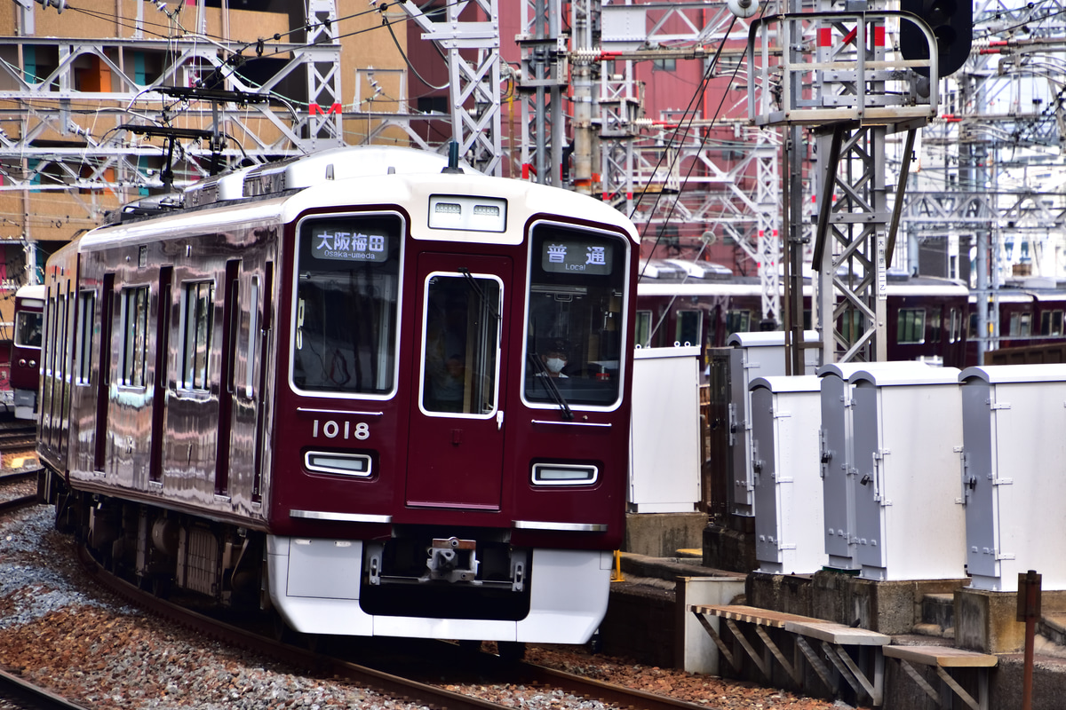 阪急電鉄 平井車庫 1000系 1018F