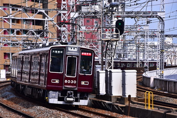 阪急電鉄 平井車庫 8000系 8030F
