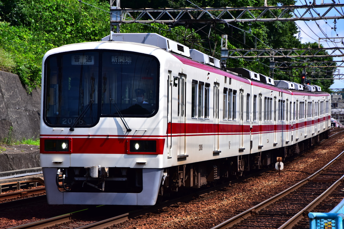 神戸電鉄 鈴蘭台車庫 2000系 2007F