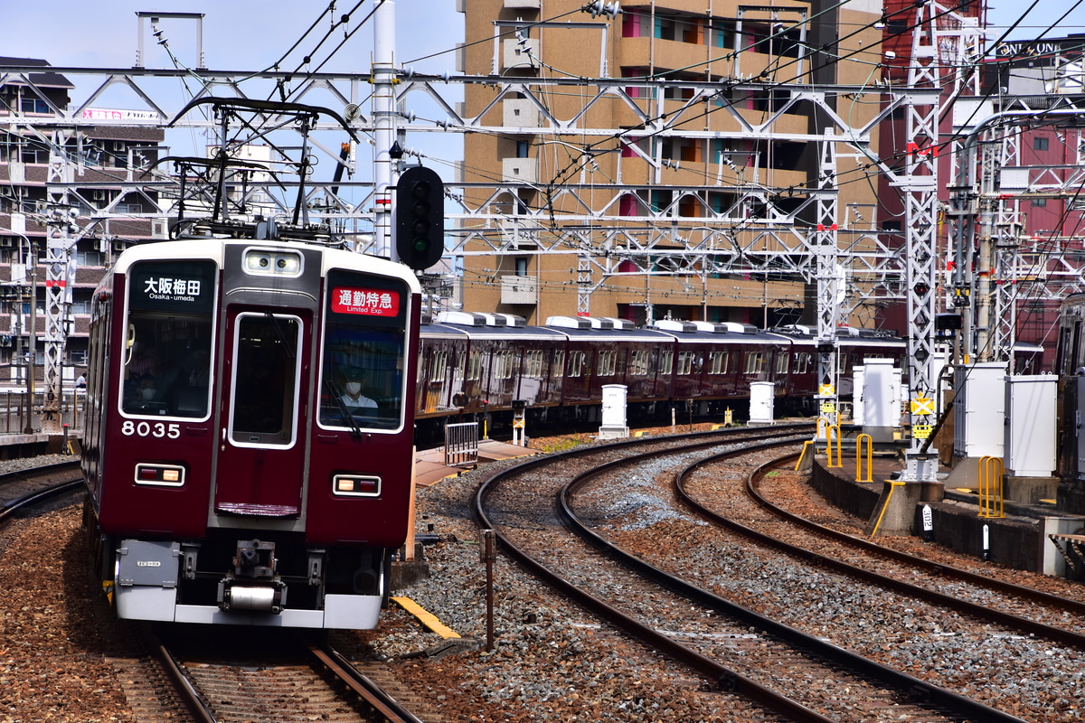 阪急電鉄 西宮車庫 8000系 8035F