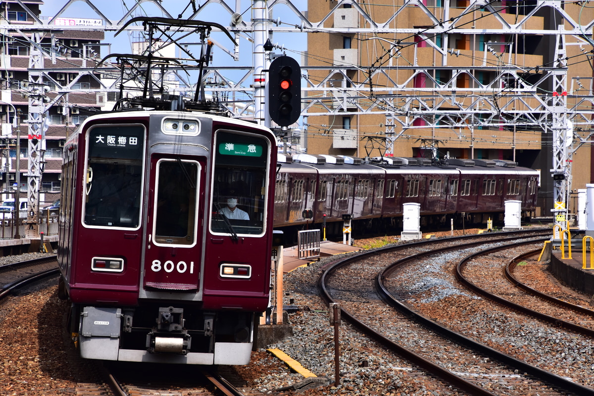 阪急電鉄 西宮車庫 8000系 8001F