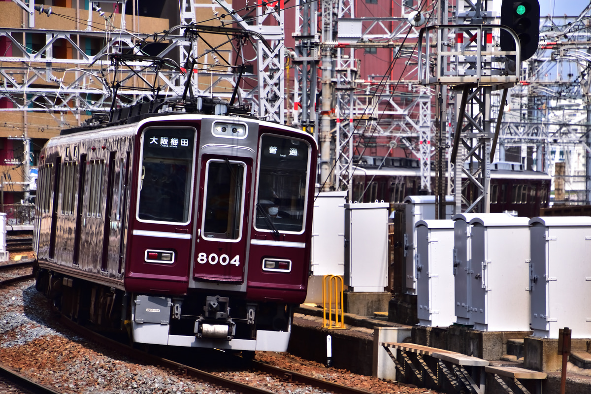 阪急電鉄 平井車庫 8000系 8004F