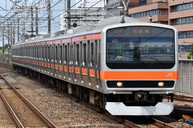 京葉車両センターE231系ケヨMU17編成を新浦安駅で撮影した写真