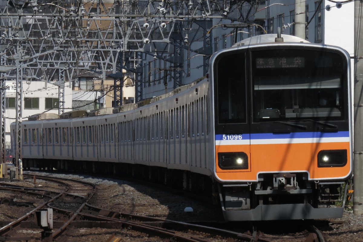 東武鉄道 森林公園検修区 50090系 51096F