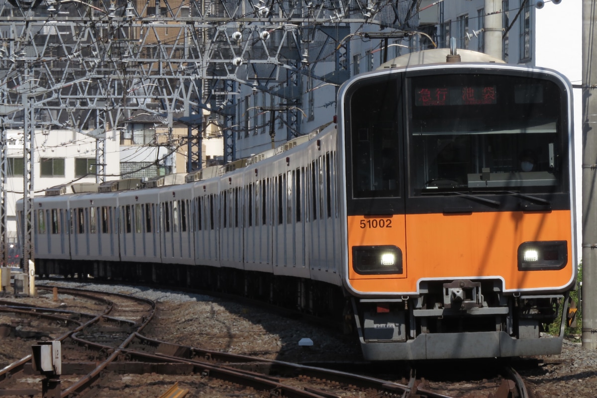 東武鉄道 森林公園検修区 50000系 51002F