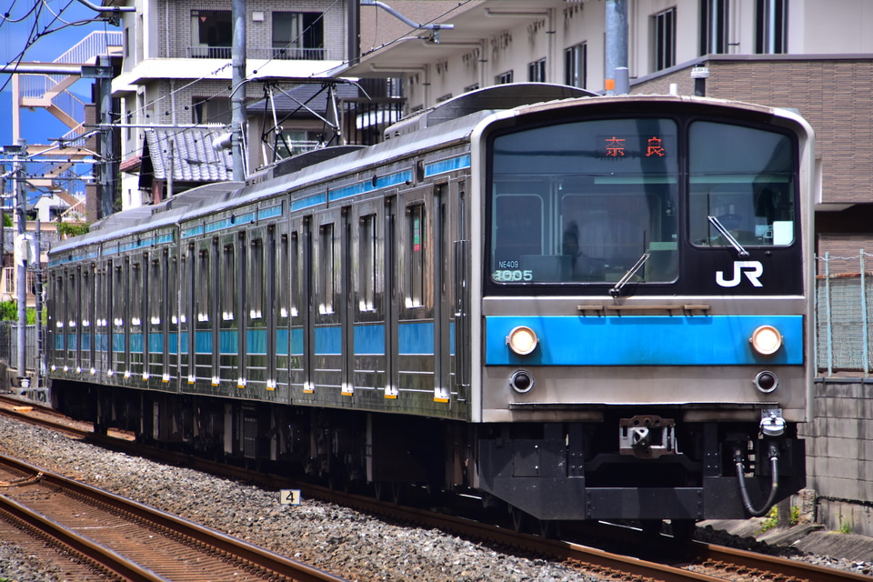JR西205系NE409編成の写真