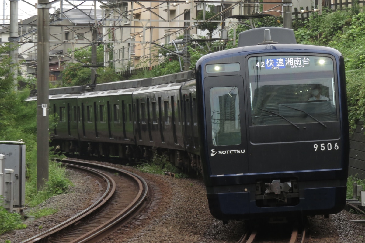 相模鉄道 かしわ台車両センター 9000系 9706×10