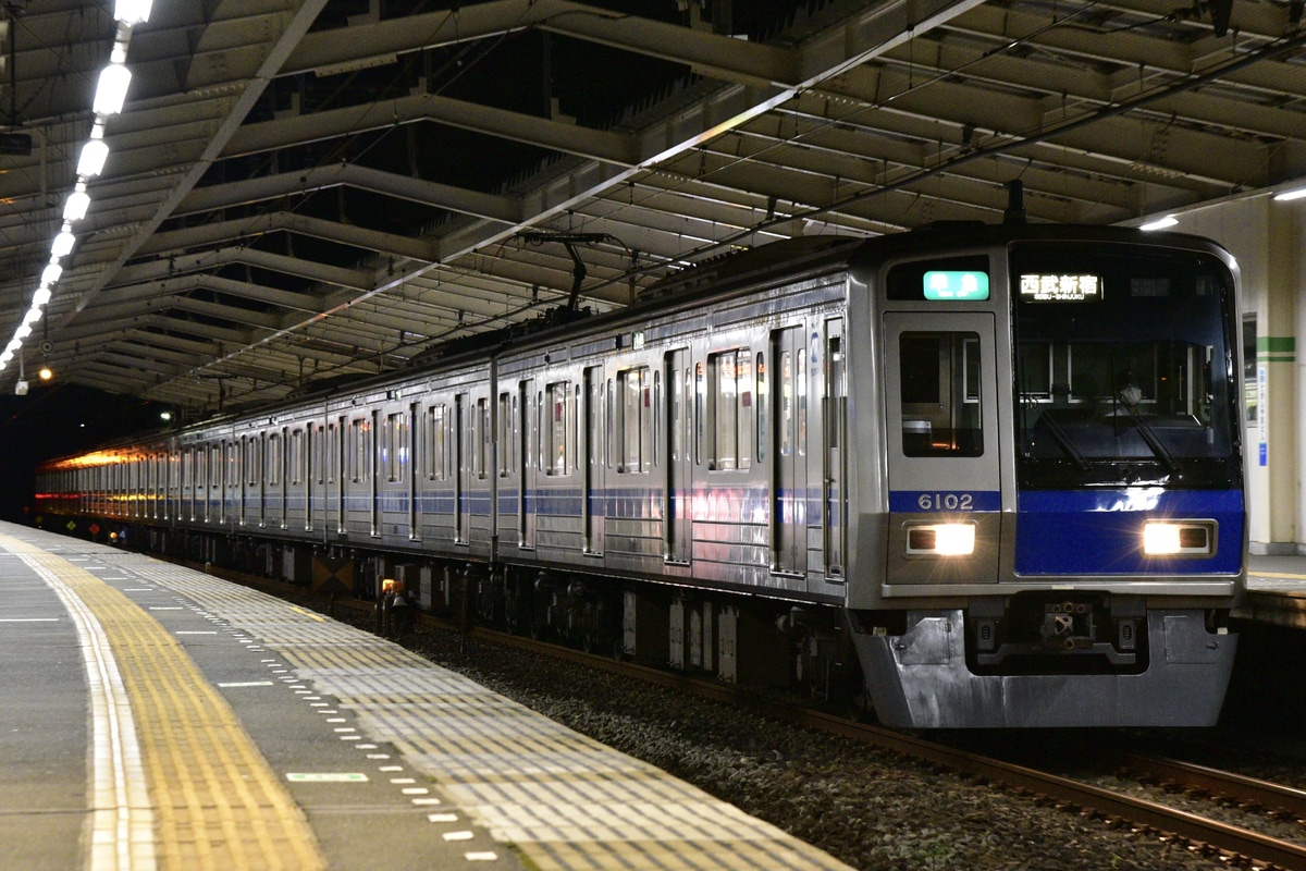 西武鉄道  6000系 6102F