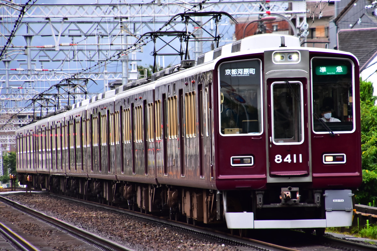 阪急電鉄 正雀車庫 8300系 8311F