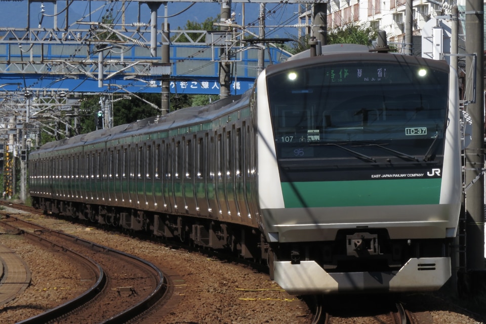 JR東E233系ハエ107編成<br class="br-sp" />(川107編成)(カワ107編成)の写真