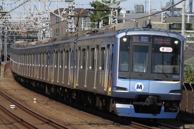 元住吉検車区Y500系Y512Fを多摩川駅で撮影した写真