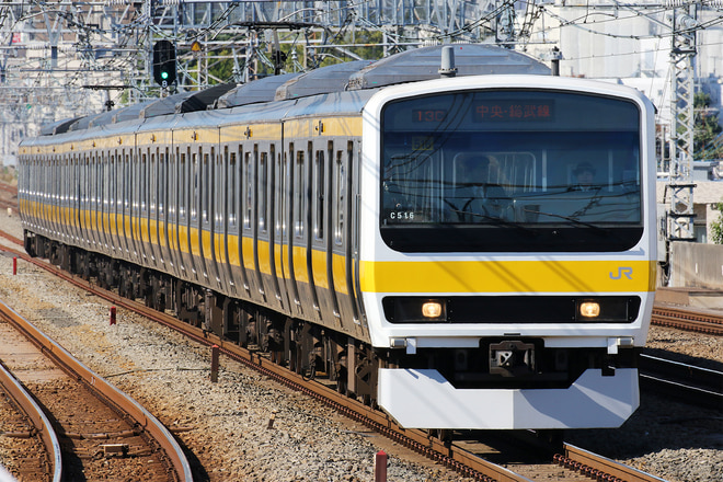 209系ミツC516編成を西荻窪駅で撮影した写真