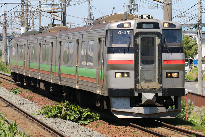 731系G-117編成を発寒駅で撮影した写真