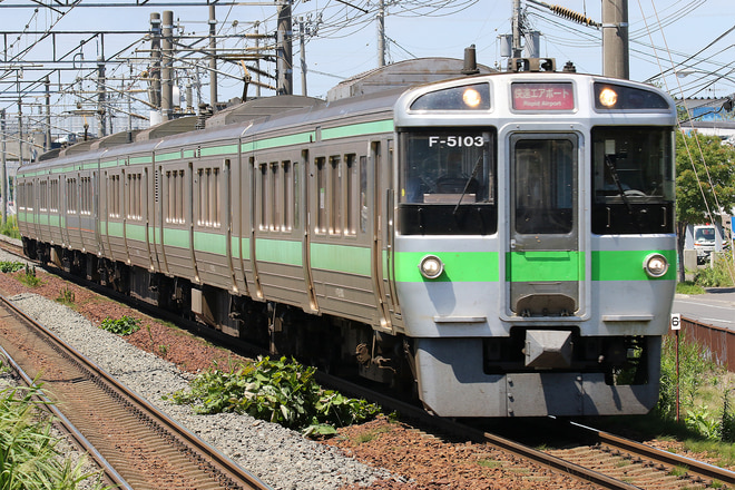 721系F-5103編成を発寒駅で撮影した写真