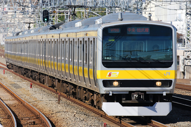 E231系ミツB901編成を西荻窪駅で撮影した写真