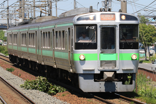 721系F-13編成を発寒駅で撮影した写真