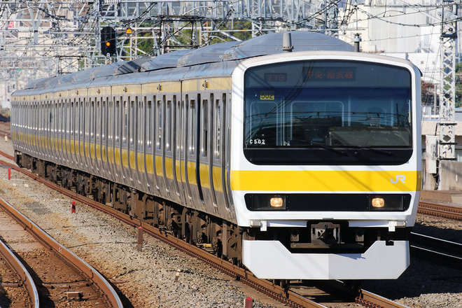 209系ミツC502編成を西荻窪駅で撮影した写真