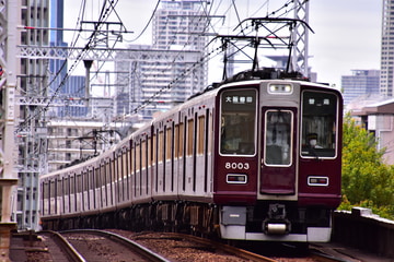 阪急電鉄 西宮車庫 8000系 8003F
