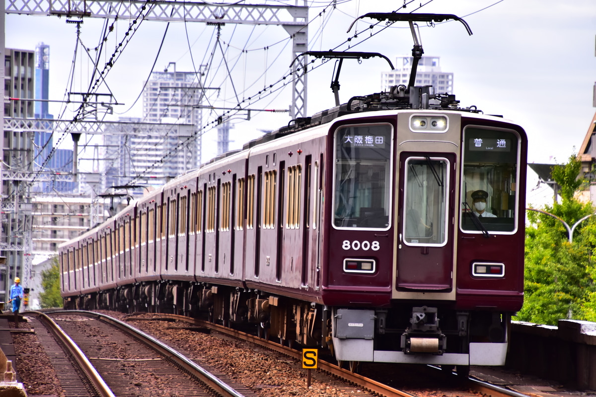 阪急電鉄 西宮車庫 8000系 8008F