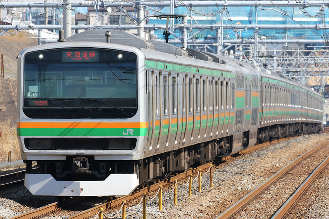 E231系コツK-16編成を新子安駅で撮影した写真