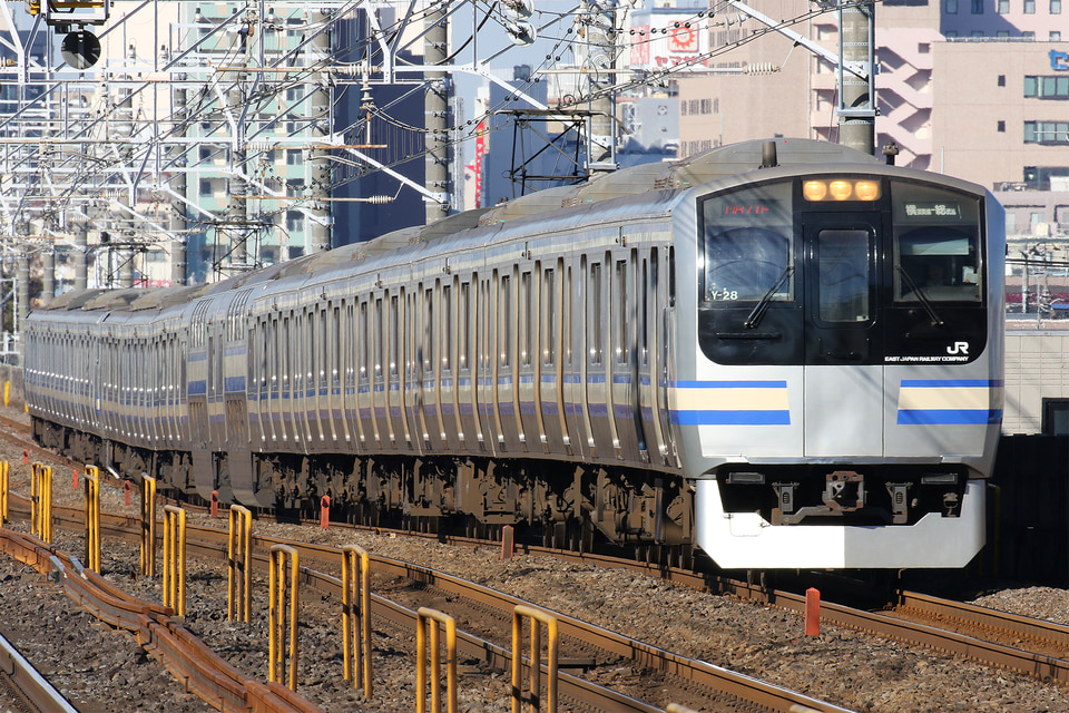 JR東E217系クラY-28編成<br class="br-sp" />(Y-28編成)(Y28編成)の写真